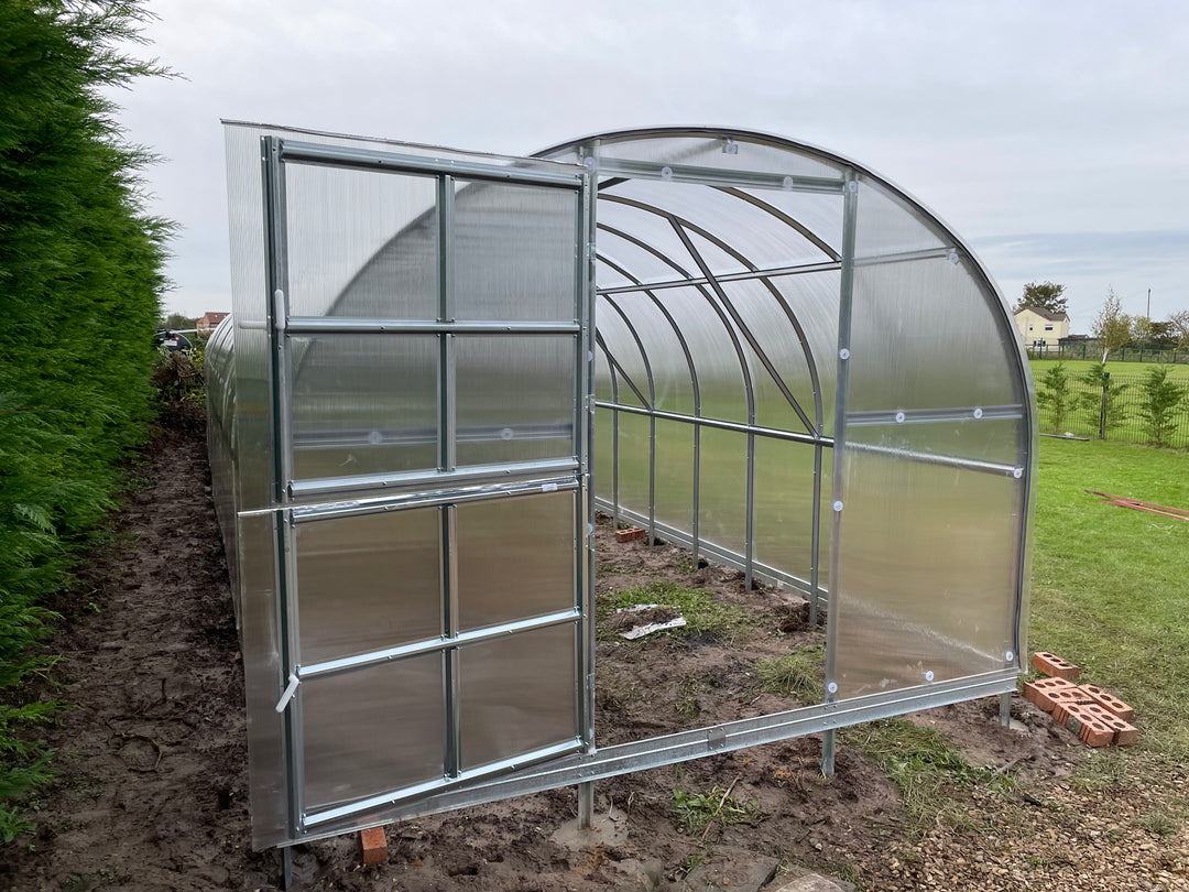 Greenhouse door handle