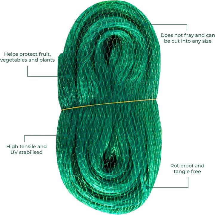 Anti-Bird Netting - Green / 4M x 10M