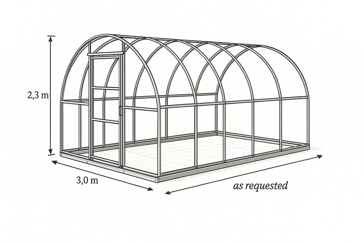Polyeco Classic 3m x 8m 6mm cover